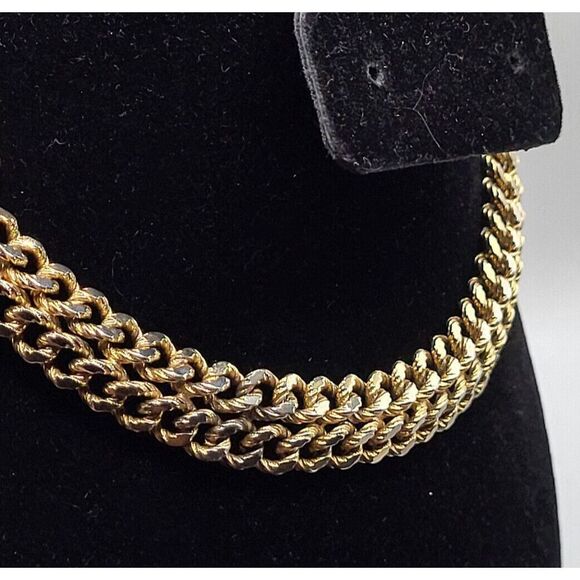 Marvella Vintage Chunky Gold Chain 16in - Picture 1 of 4